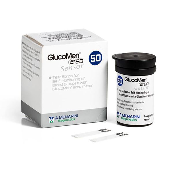 GlucoMen Areo Sensor Test Strips 50 Pack